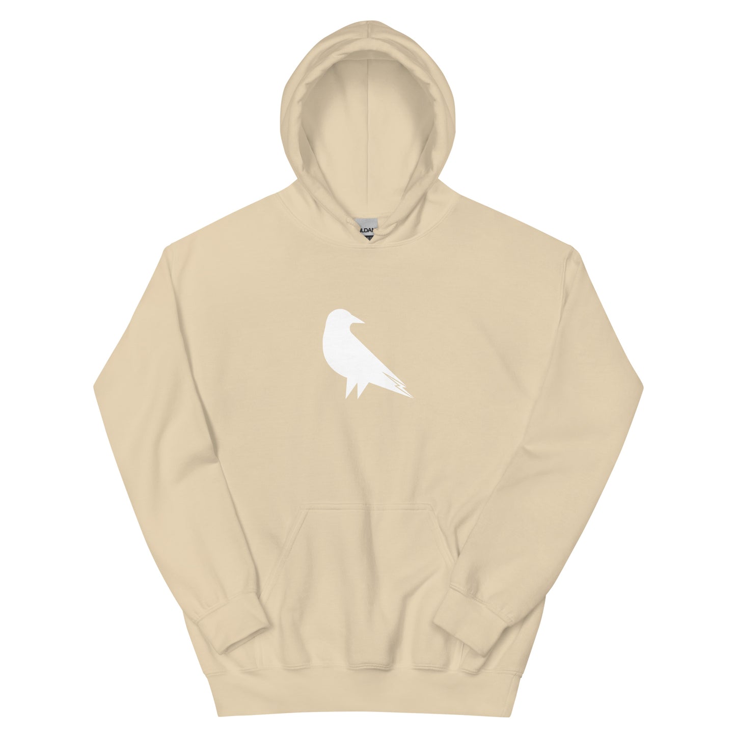 Skwok Brand (05) / 8oz Gildan Hoodie / Raven I Logo / Front - Back