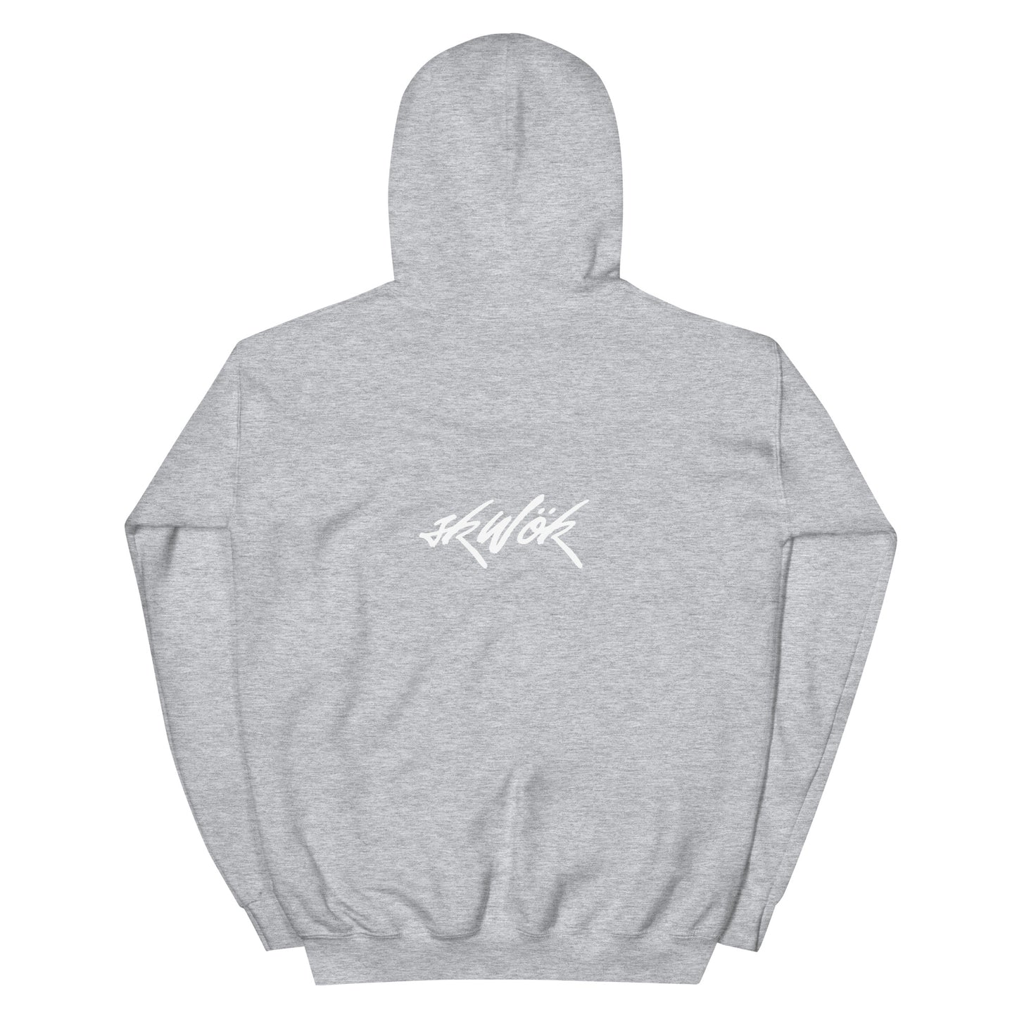Skwok Brand (04) / 8oz Gildan Hoodie / Tag Logo / Front - Back