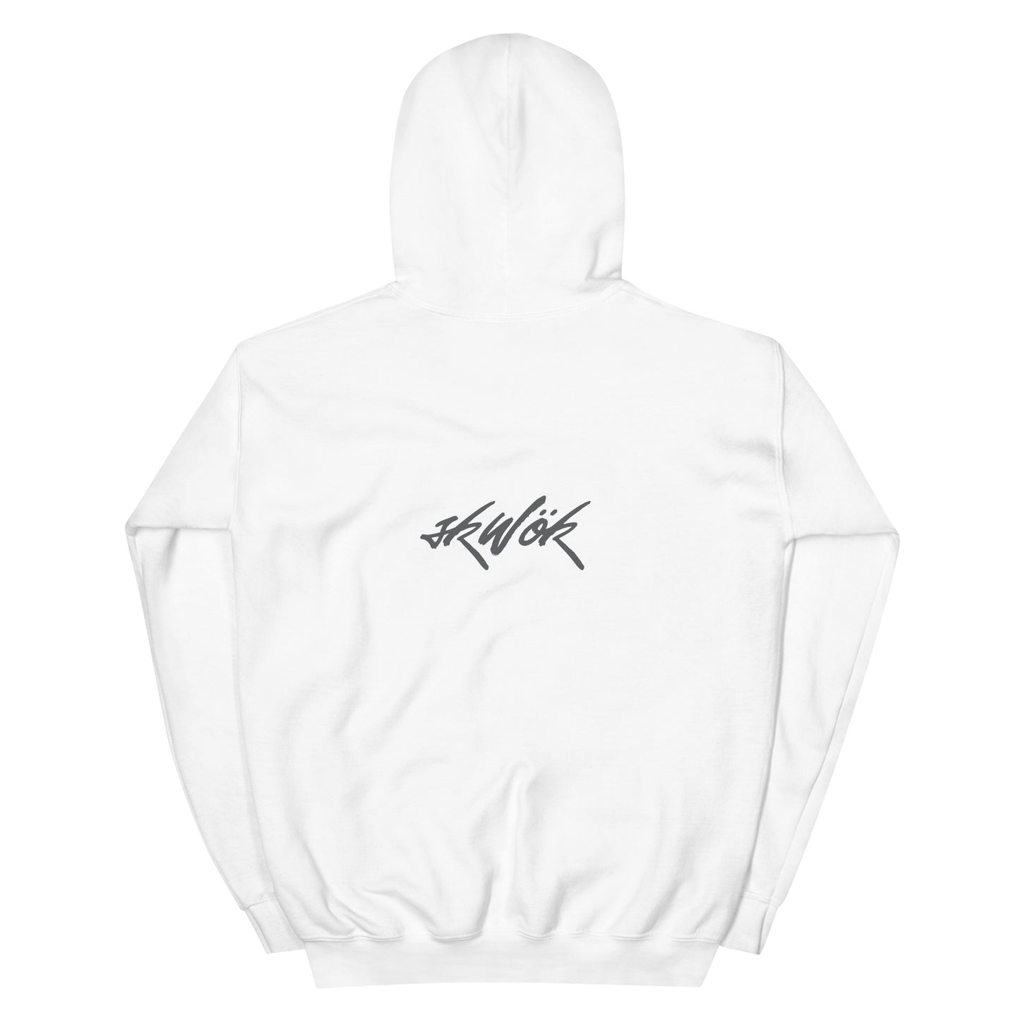 Skwok Brand (04) / 8oz Gildan Hoodie / Tag Logo / Front - Back