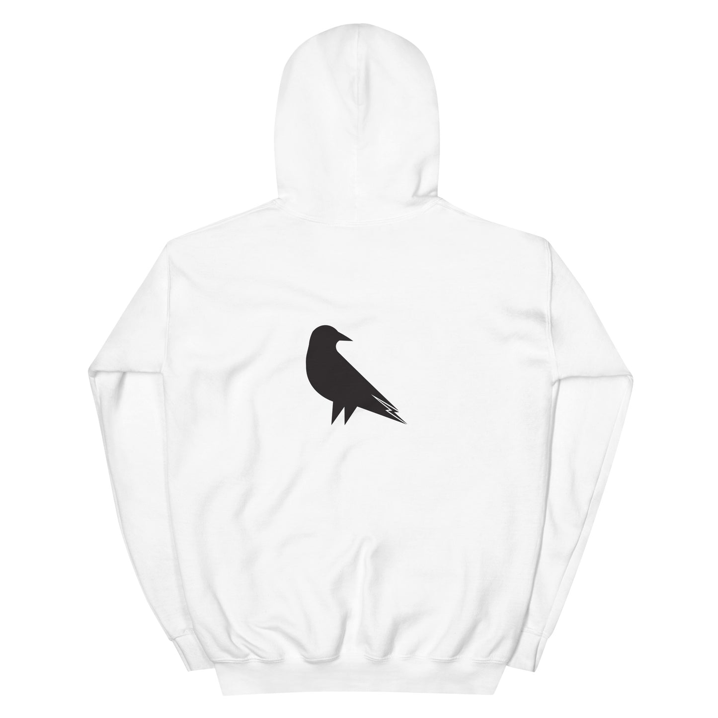 Skwok Brand (05) / 8oz Gildan Hoodie / Raven I Logo / Front - Back