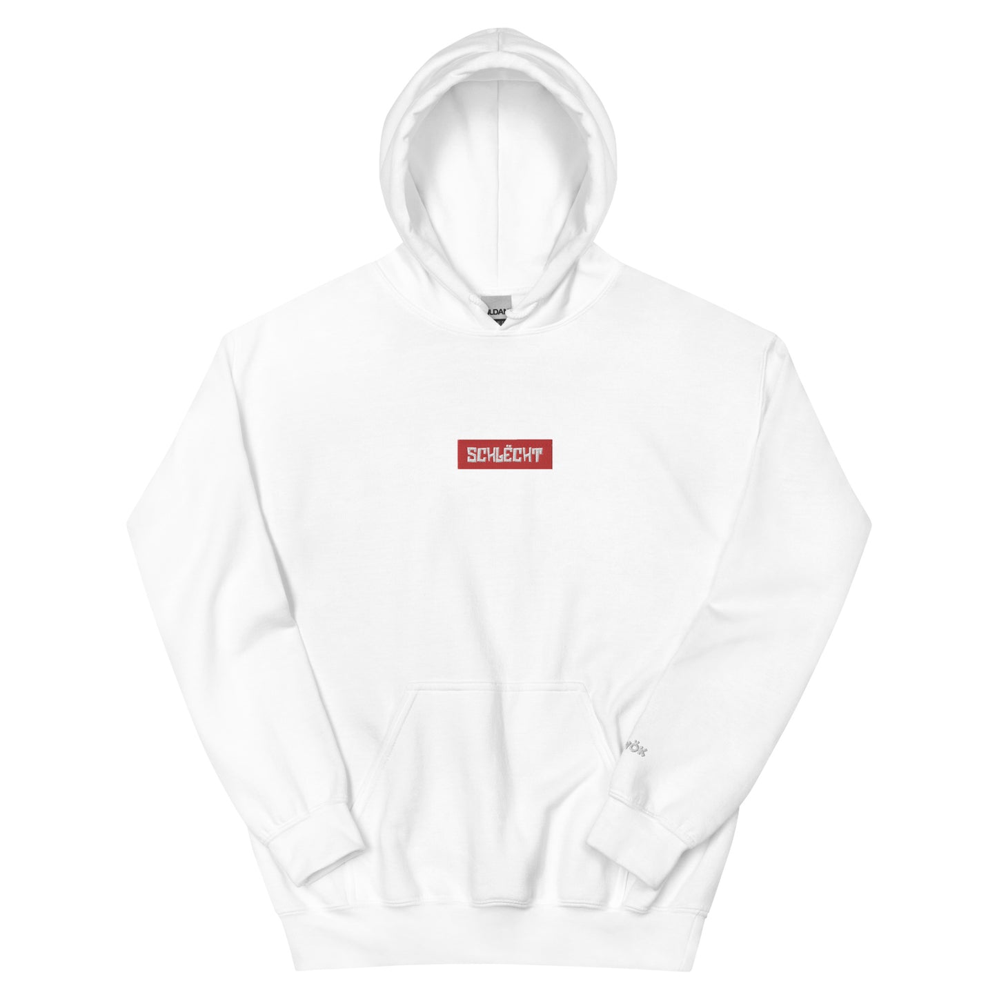 Schlecht Brand / #04 / Hoodie / Red Box Logo