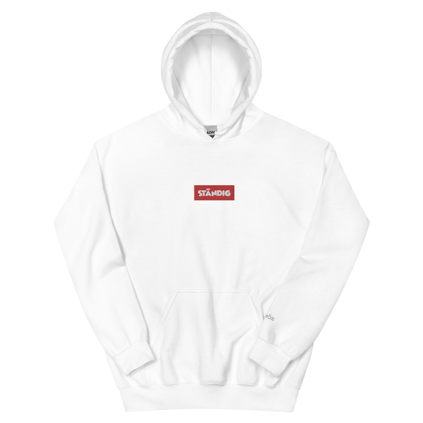 Standig Brand / #04 / Hoodie / Red Box Logo