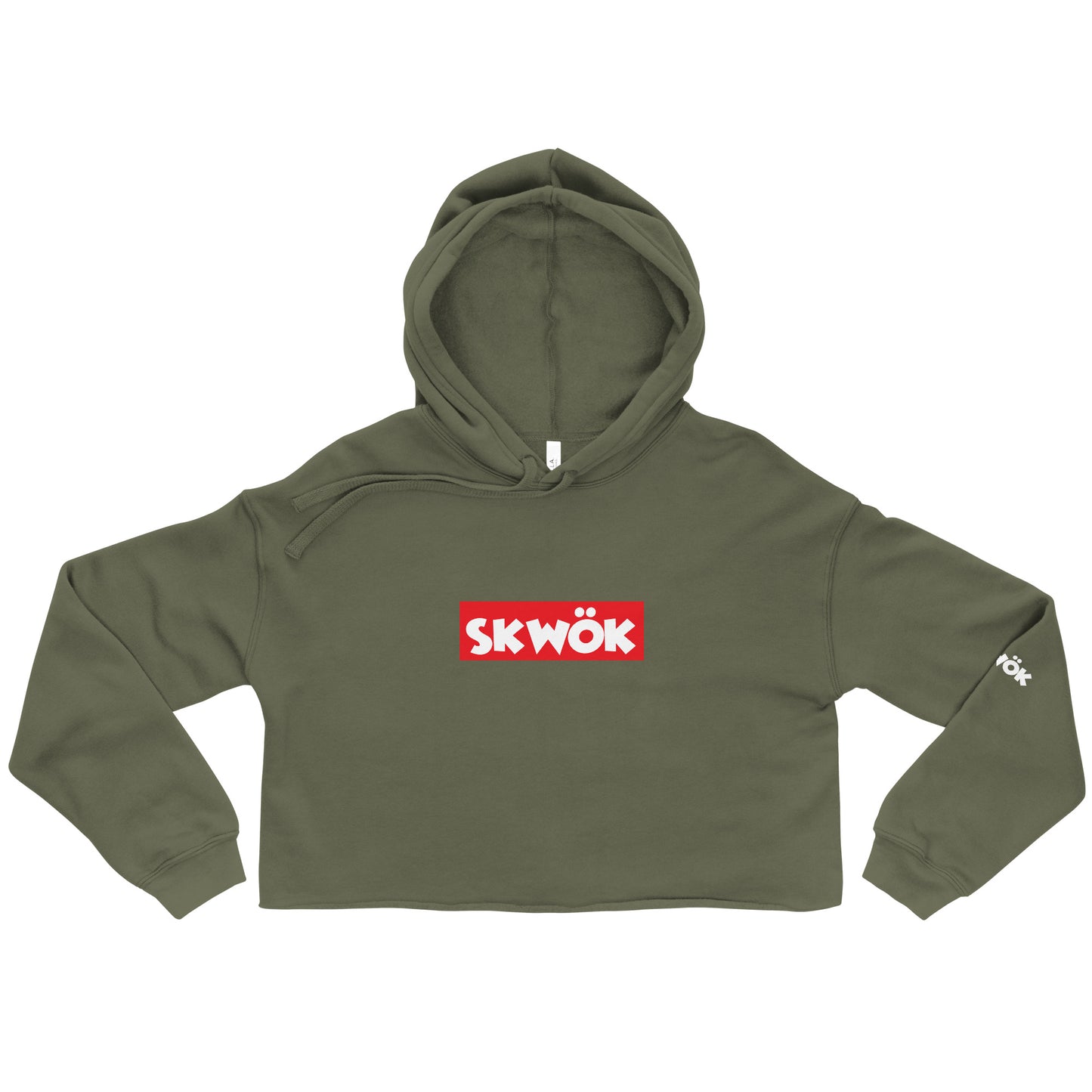 Skwok Brand / Crop / Hoodie / Red Box