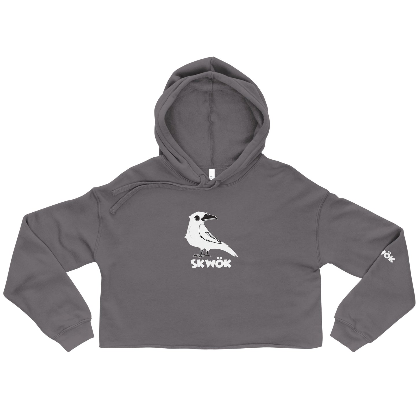 Skwok Brand / Crop / Hoodie / Raven