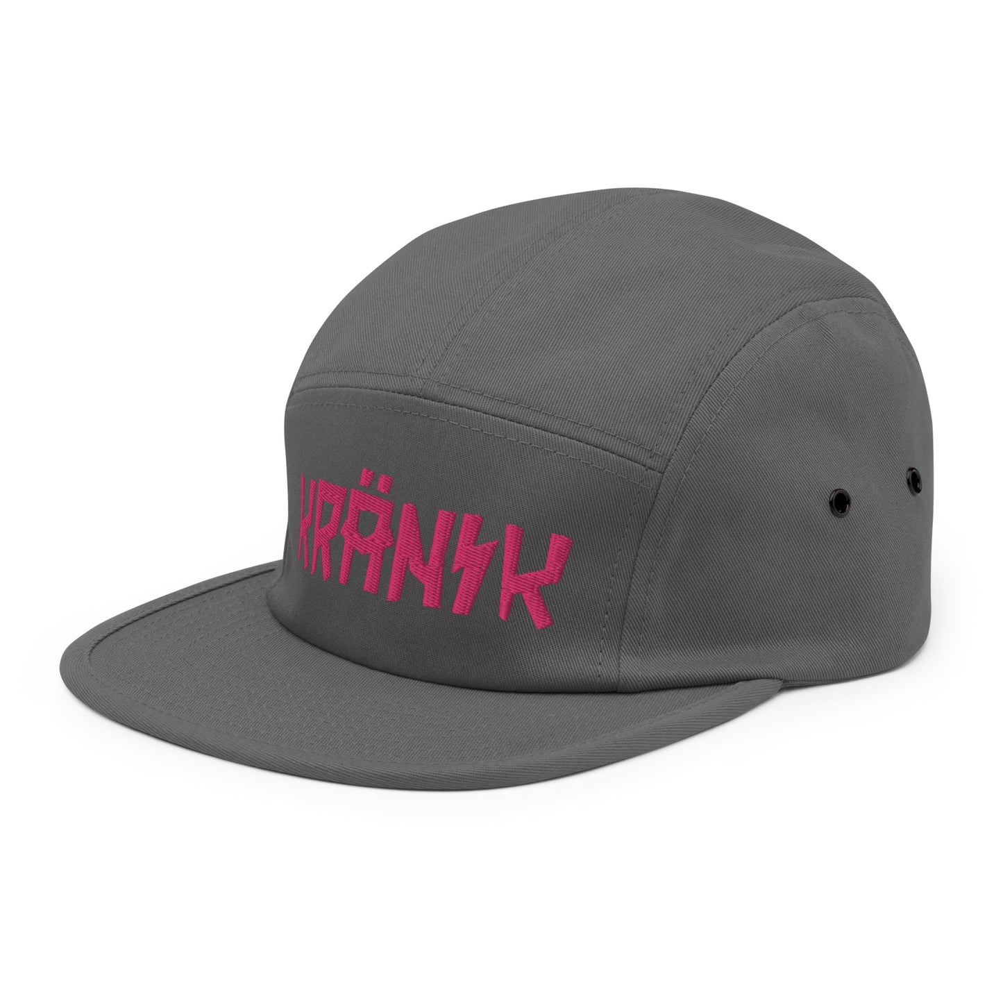 (6) Kranik Hat - Five Panel Cap - Fuchsia