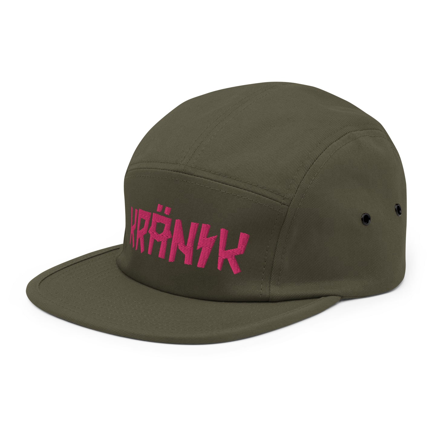 (6) Kranik Hat - Five Panel Cap - Fuchsia