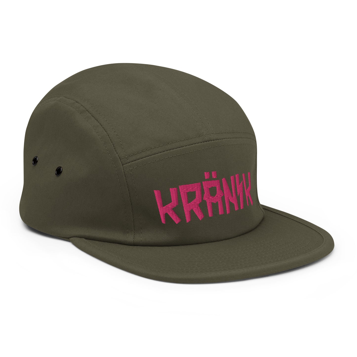 (6) Kranik Hat - Five Panel Cap - Fuchsia