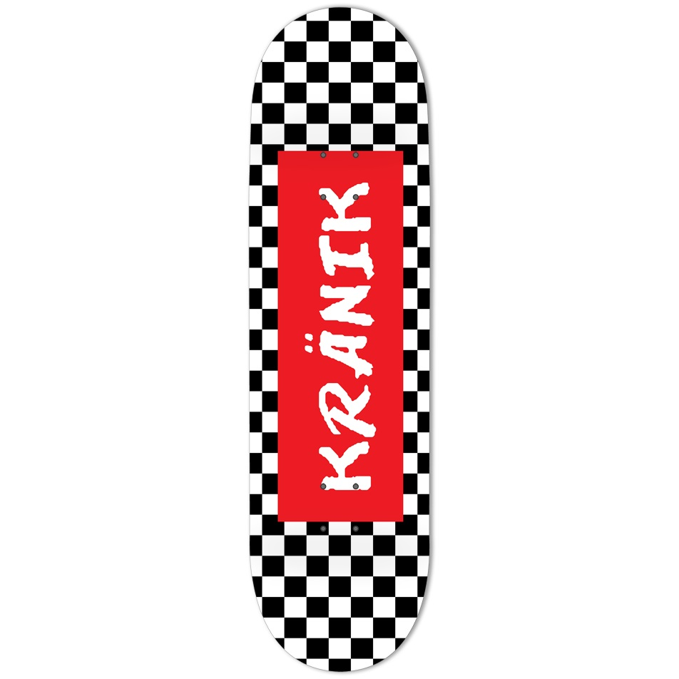 Kranik Brand / Deck / Happy Days Big Box Checkered / Custom 8.75"