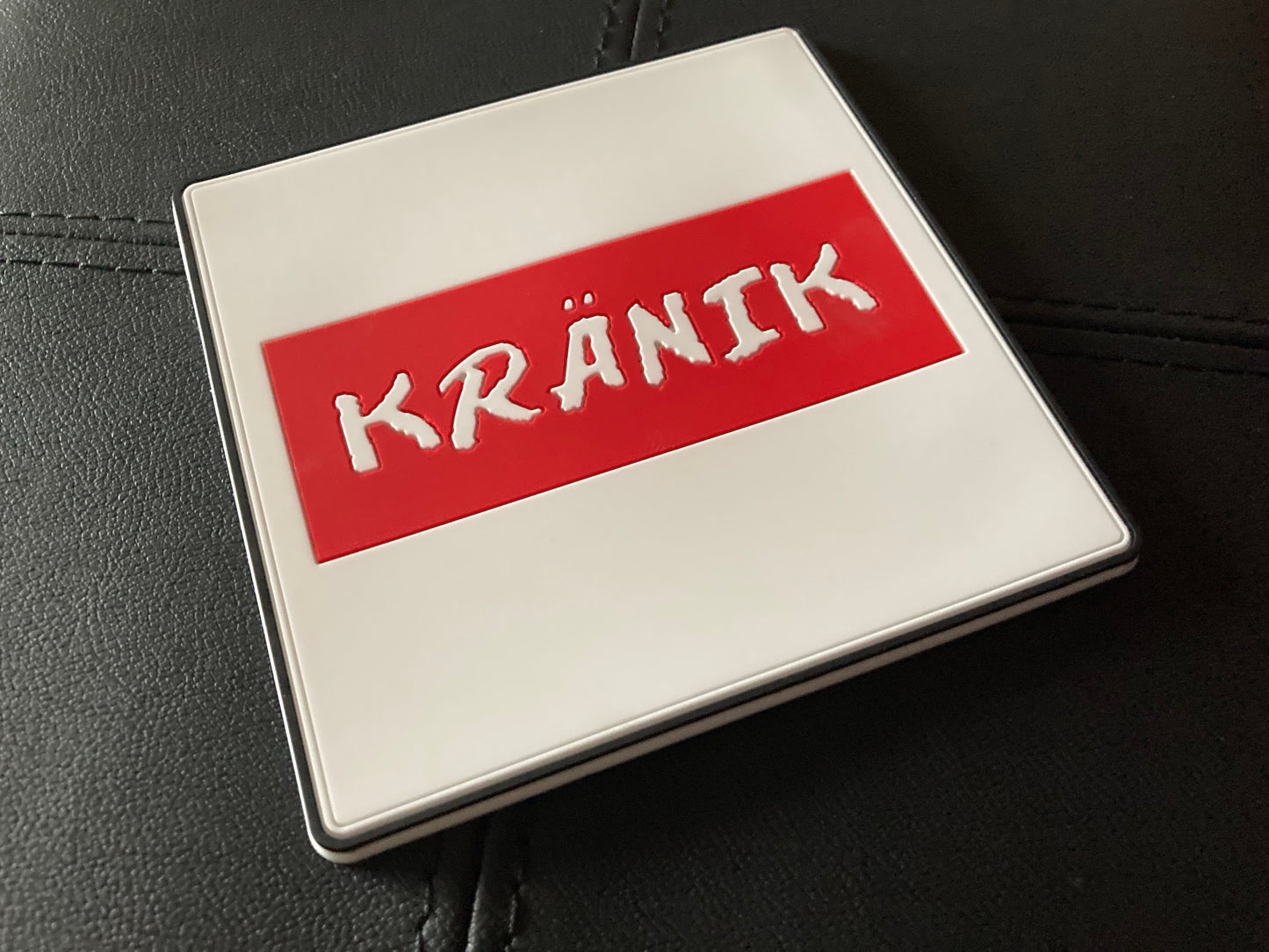 Kranik Coasters - 2pk - OG White/Red/Black