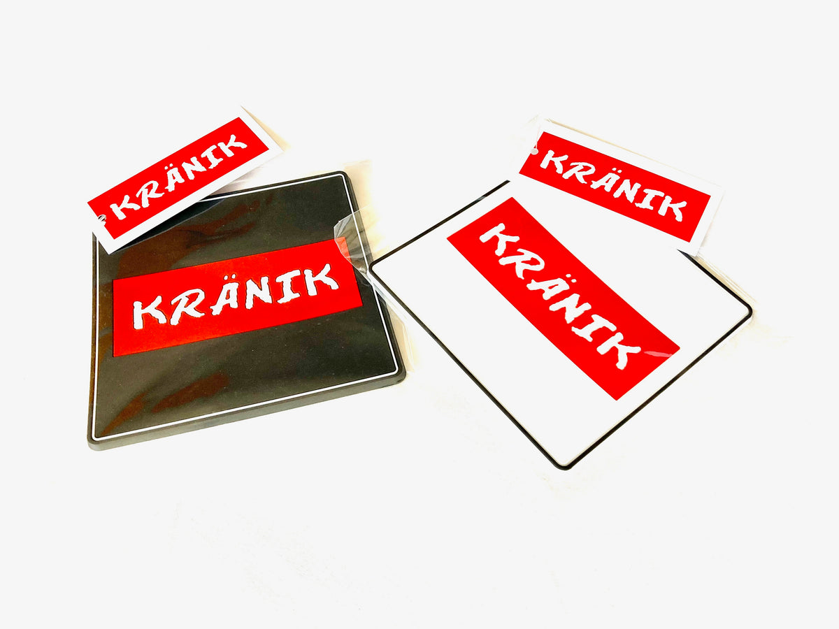 Kranik Coasters- 2pk - OG Black/Red/White