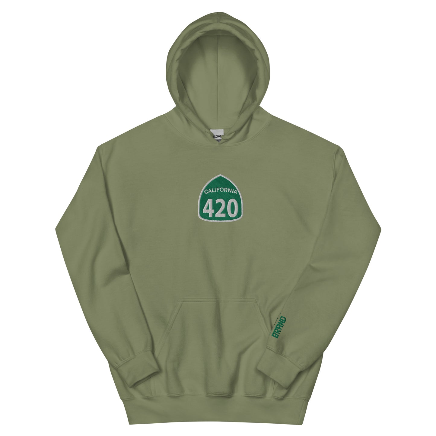 Kranik Brand Hoodie / 420 Collection / Embroidered / Highway 420
