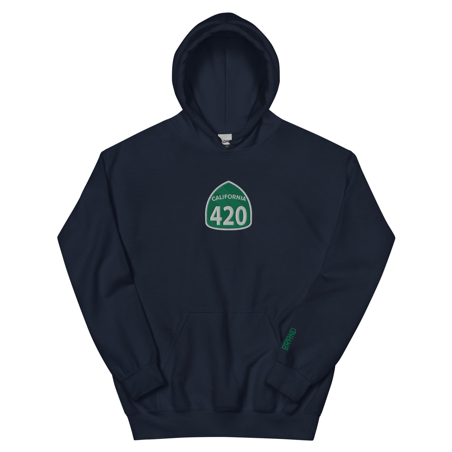 Kranik Brand Hoodie / 420 Collection / Embroidered / Highway 420