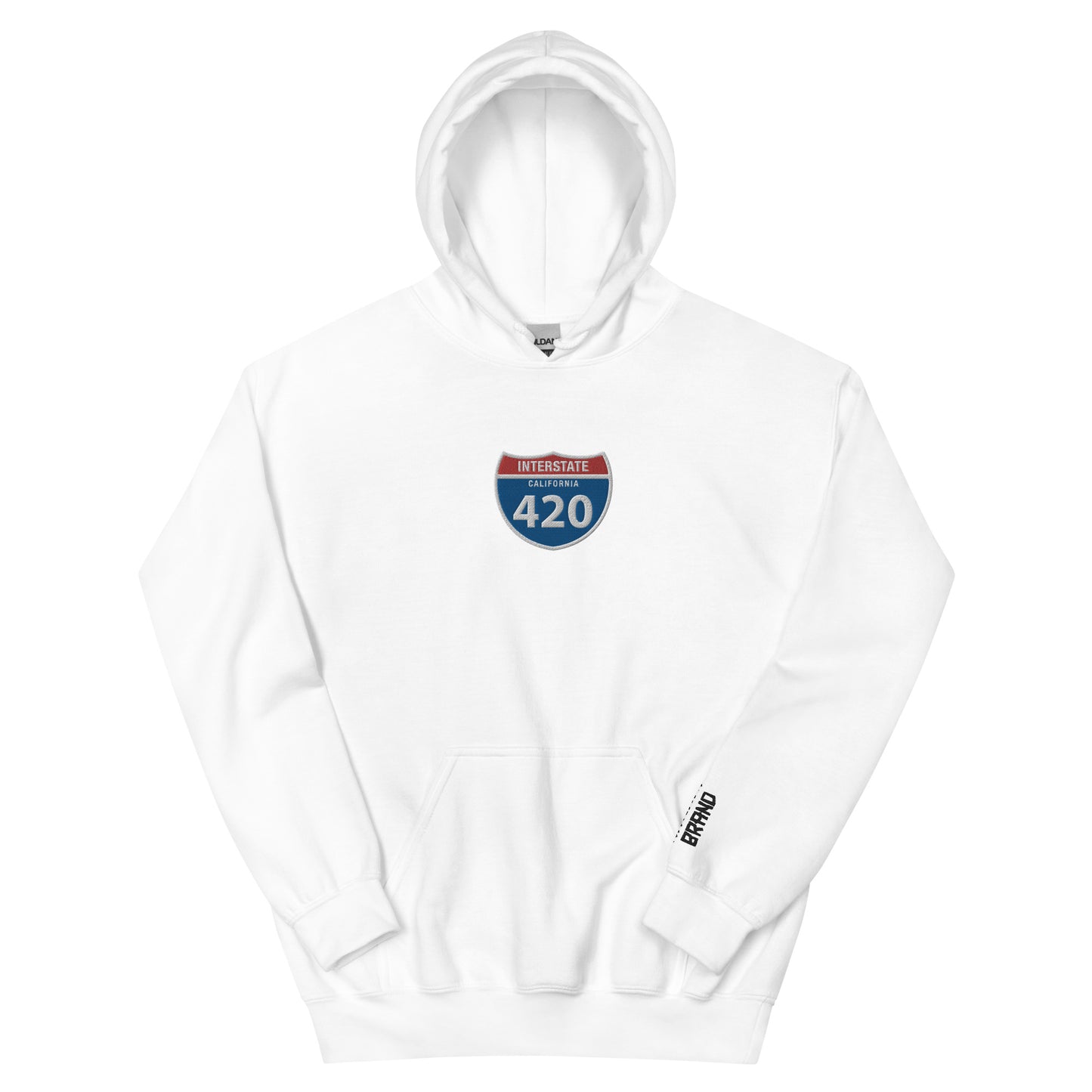 Kranik Brand Hoodie / 420 Collection / Embroidered / Interstate 420