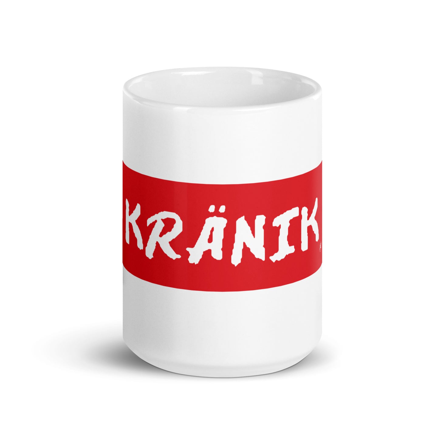 White Glossy mug