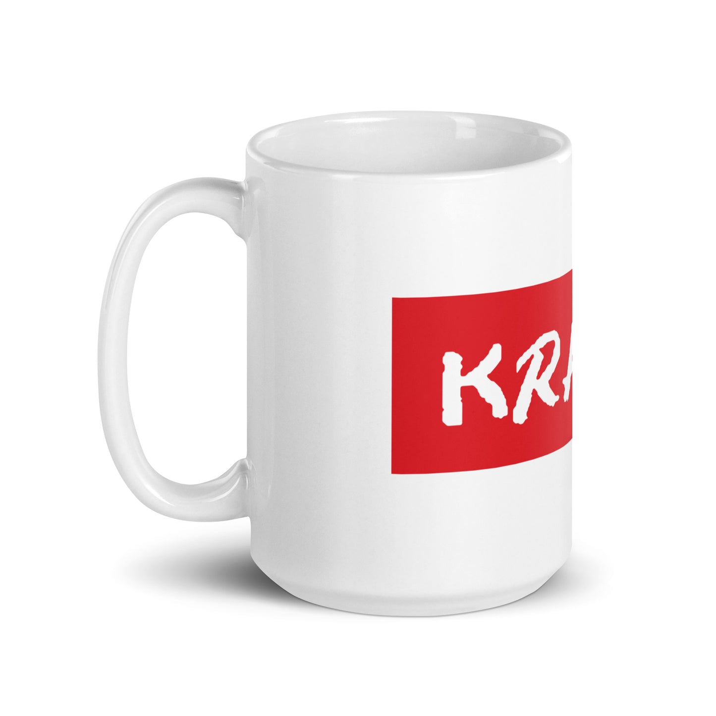 White Glossy mug