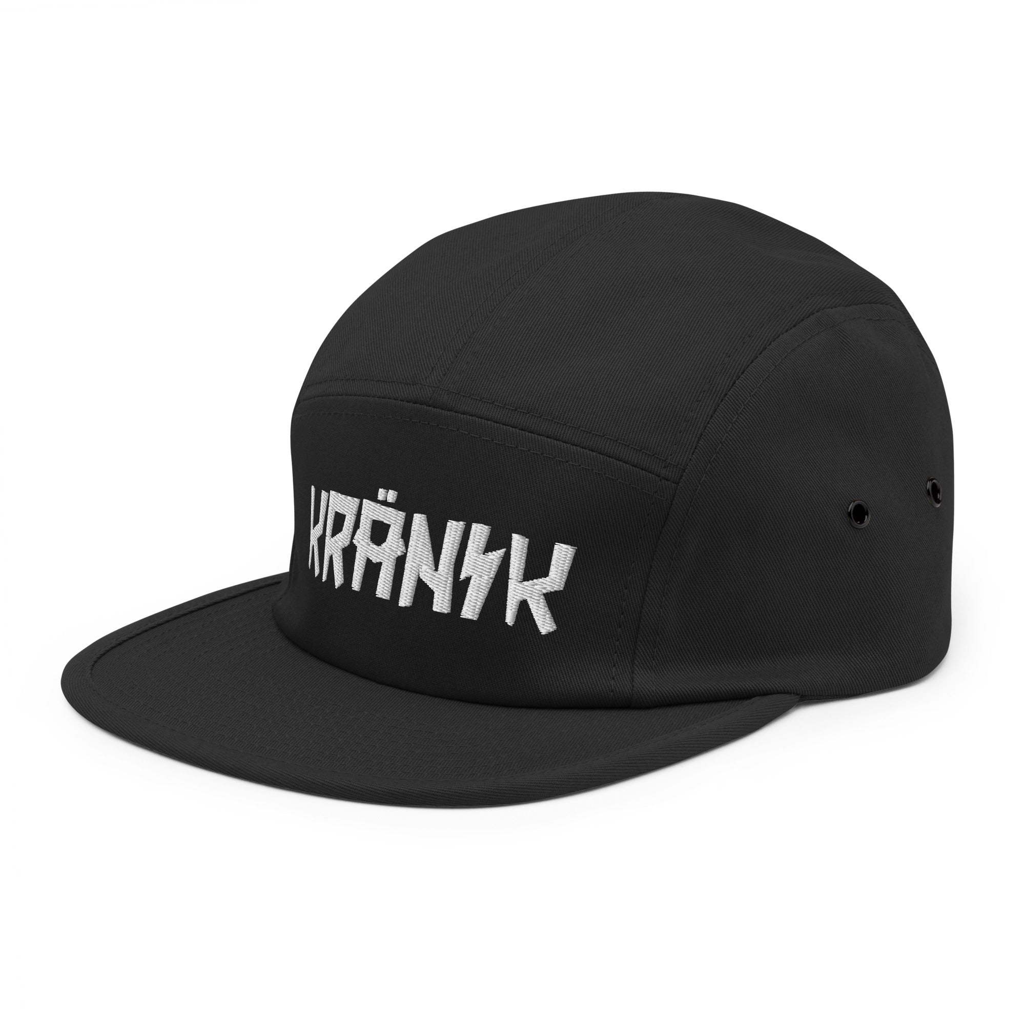 Kranik Brand Hat / Five Panel Cap / White Moto Logo