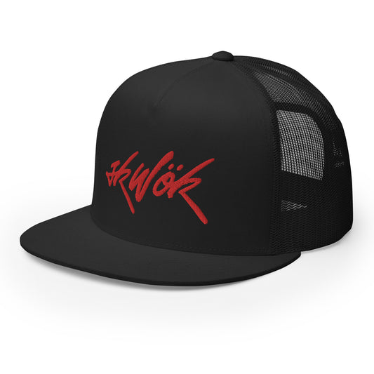 Skwok Brand / Hat / Trucker Cap / Tag Logo / Red