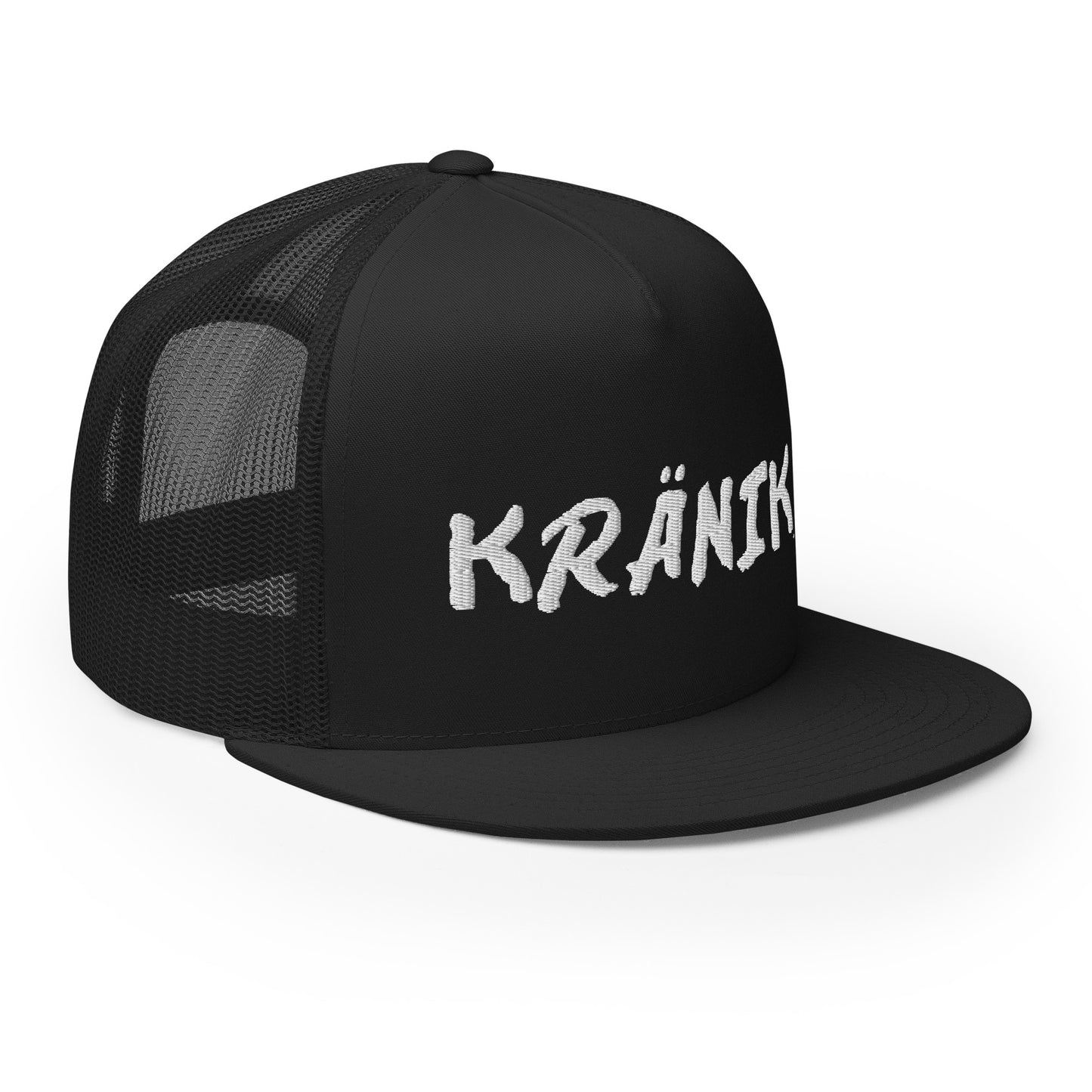 Kranik Brand Hat / Trucker Cap / OG Dare Logo / Black / White
