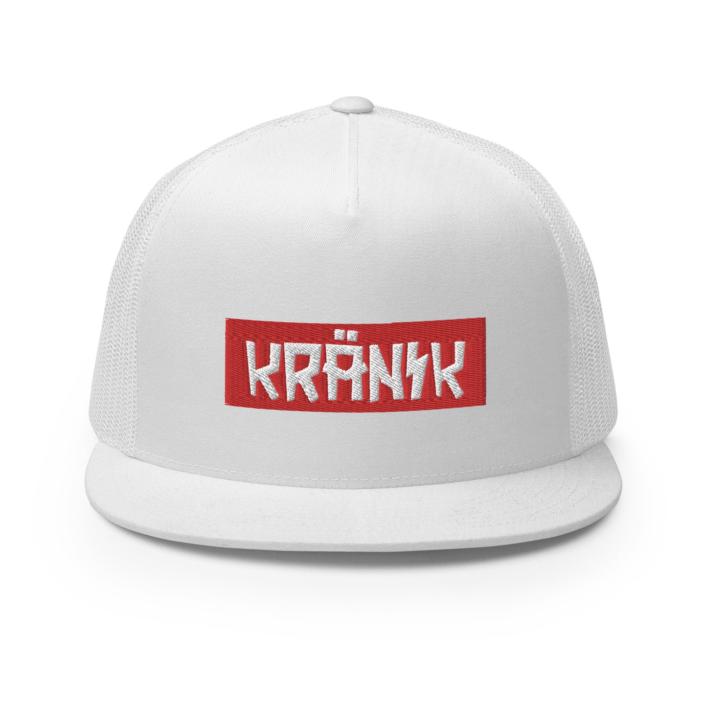 Kranik Brand Hat / Trucker / Red Box Moto / White