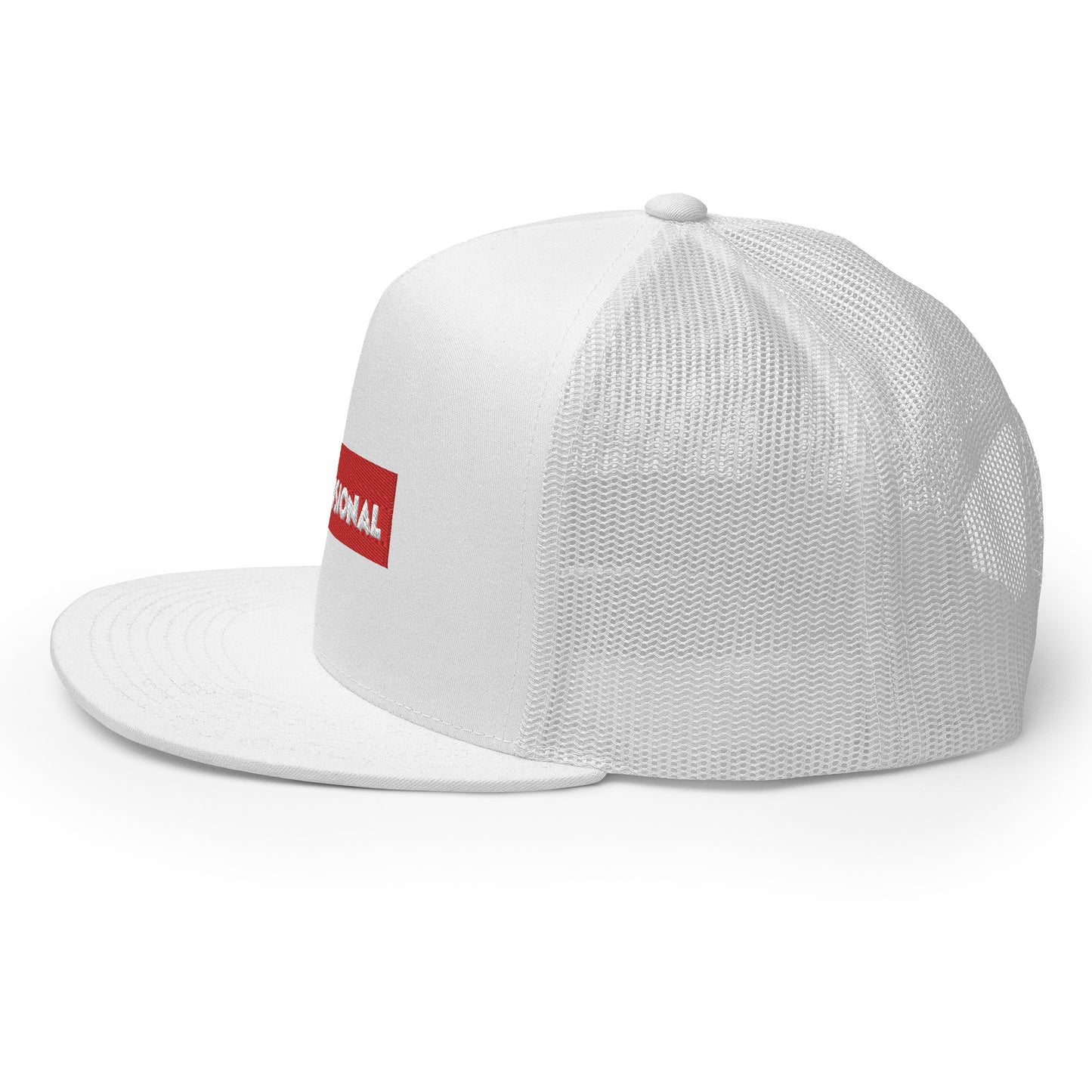 Delusional Brand / #01 / Hat / Trucker Cap Red Box Logo