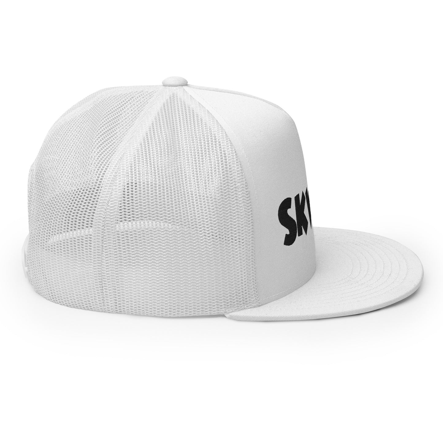 Skwok Brand / Hat / Trucker Cap / OG Logo / 3D Puff / White / Black