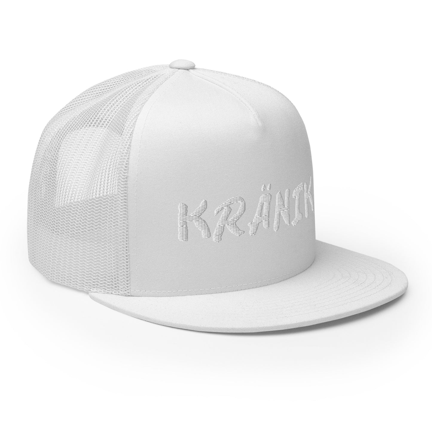 Kranik Brand Hat / Trucker Cap / OG Dare Logo / White on White