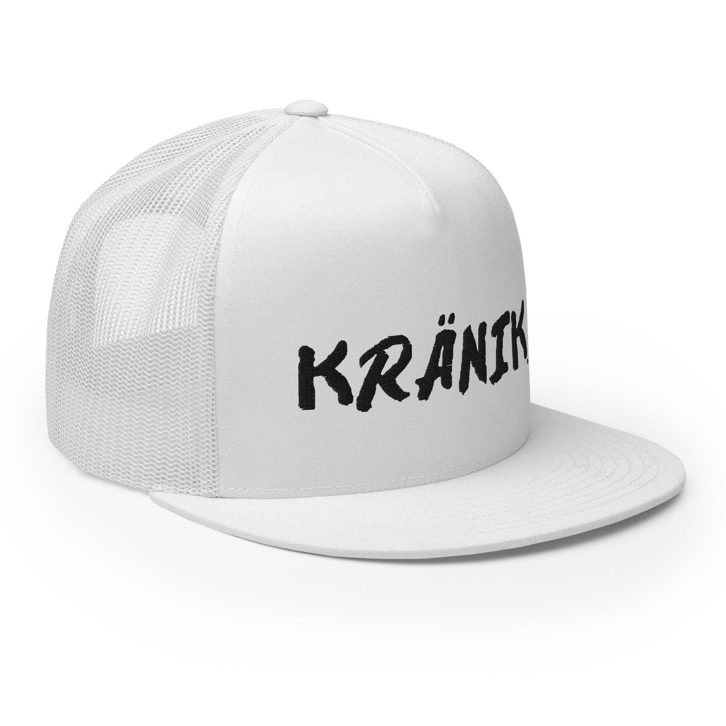 Kranik Brand Hat / Trucker Cap / OG Dare Logo / White / Black