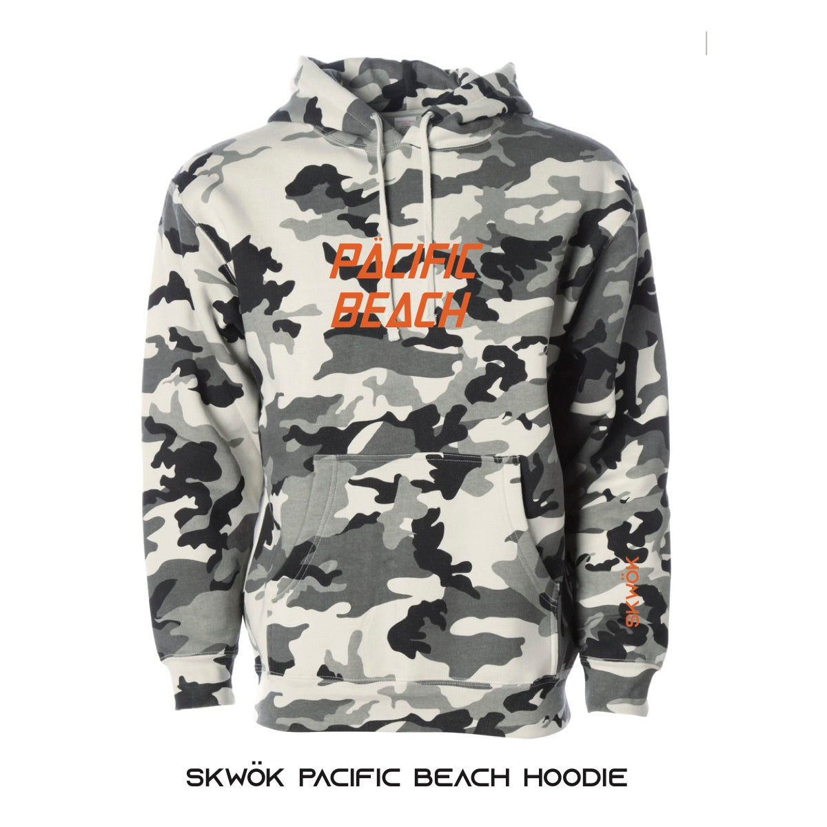 Skwok Pacific Beach Hoodie - Camouflage - 10oz - (6 Color Options)