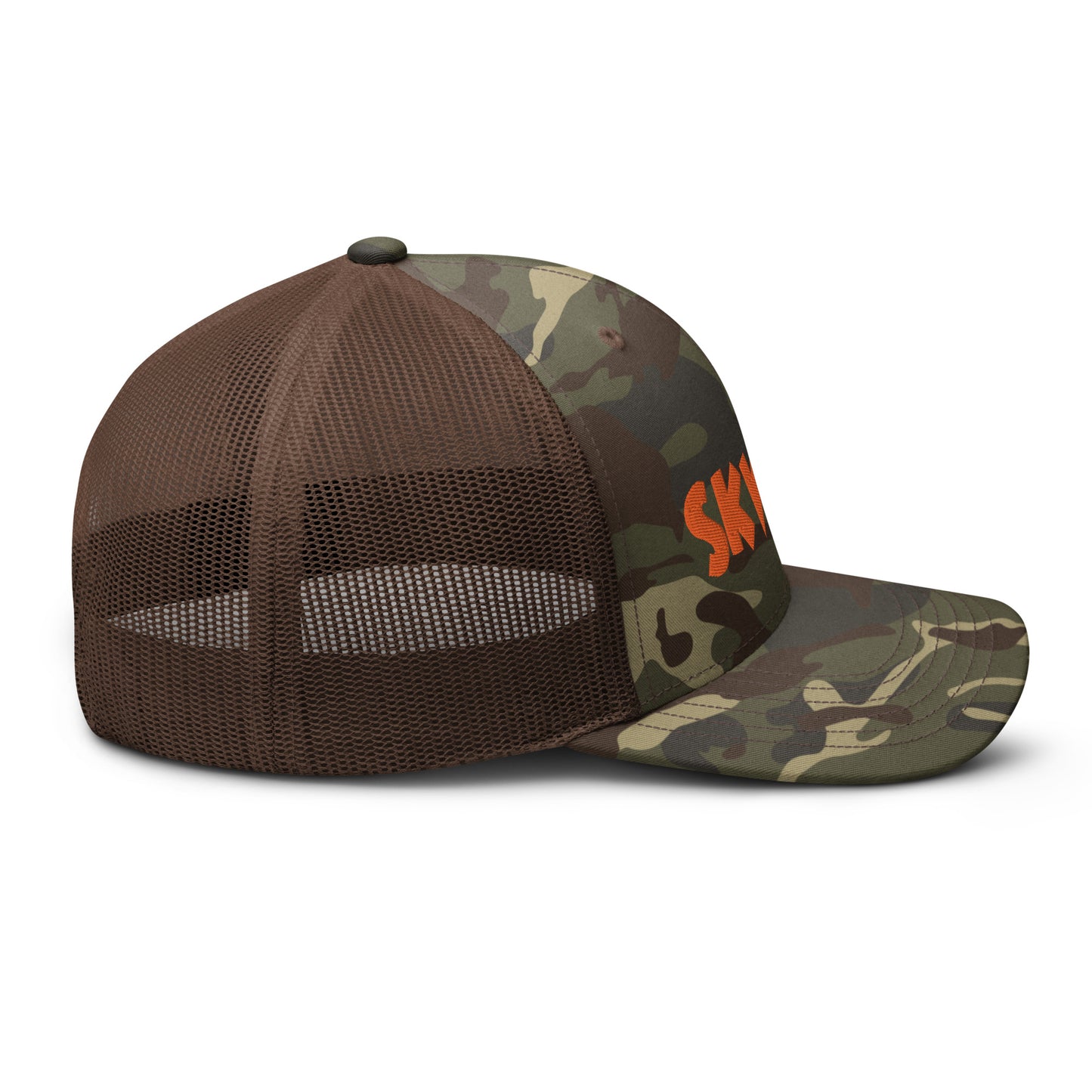 Skwok Brand / Hat / Traditional / OG Logo / 3D Puff / Camouflage / Orange