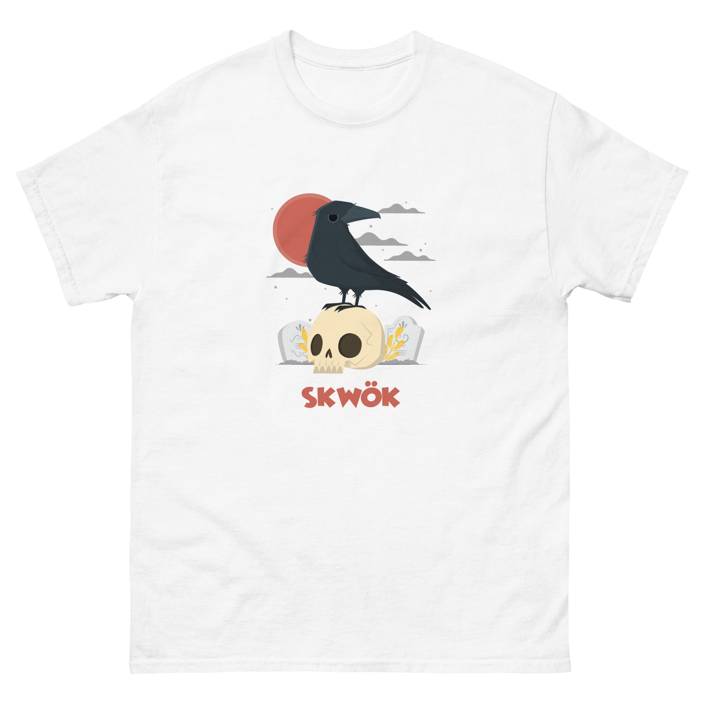 Skwok Brand / #05 / T-Shirt / Raven & Skull