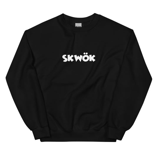 Skwok Brand / Crew / (1) / OG Logo / White / DTG Print / Front