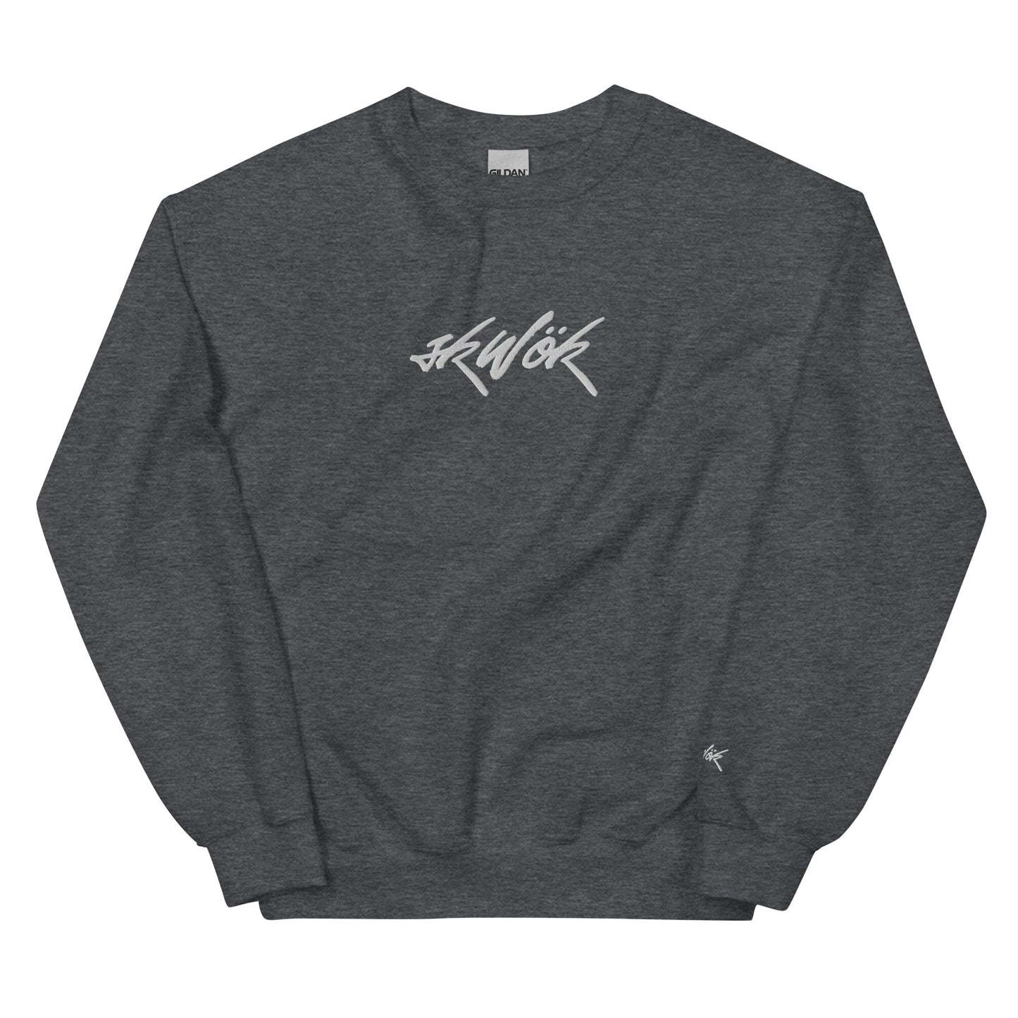 Skwok Brand / Crew / (4) / Tag Logo / Embroidered / White