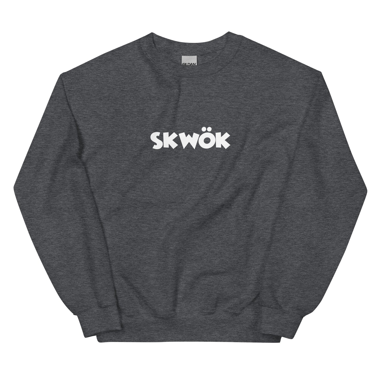 Skwok Brand / Crew / OG Logo / White / DTG Print / Front / DTG Print