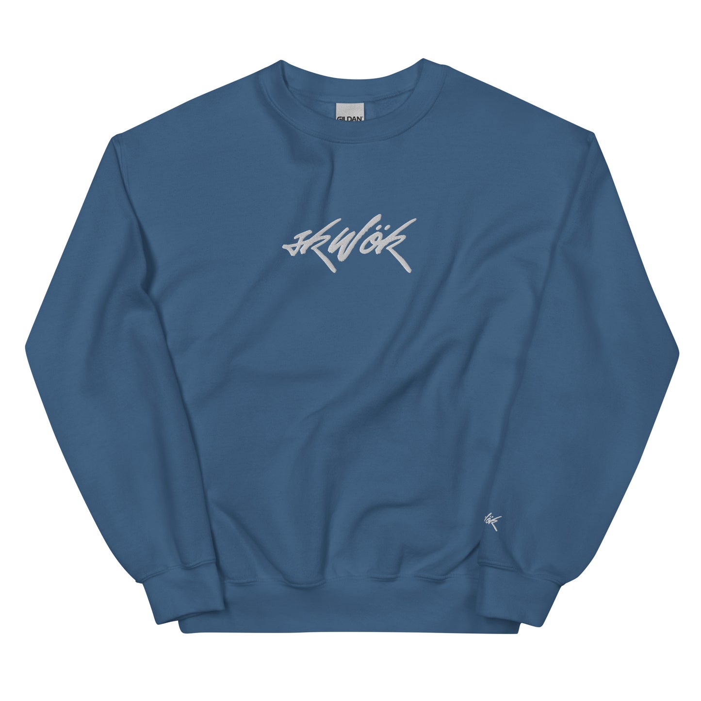 Skwok Brand / Crew / (4) / Tag Logo / Embroidered / White