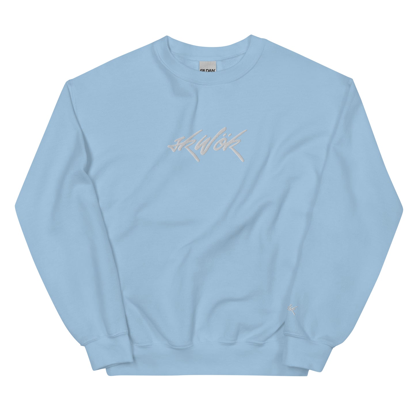 Skwok Brand / Crew / (4) / Tag Logo / Embroidered / White