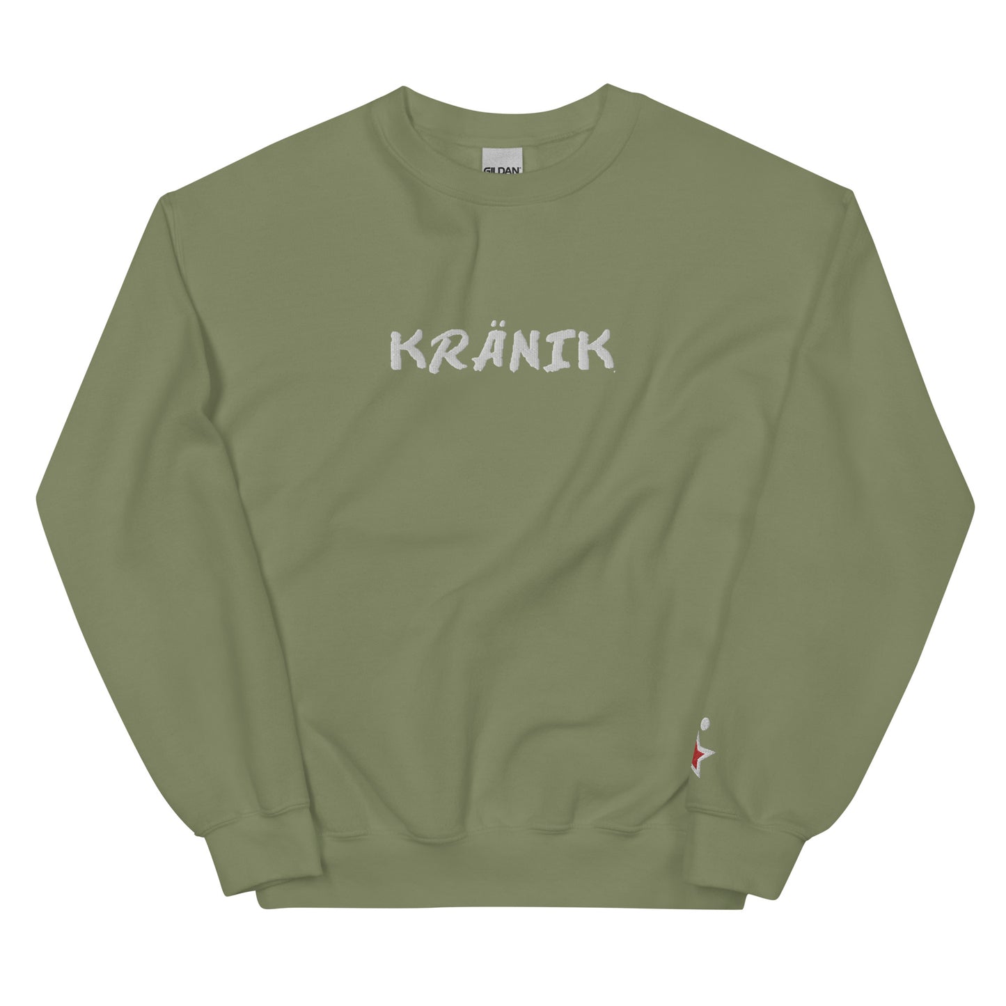 Kranik Brand / Crew / OG DARE Logo / White / Embroidered