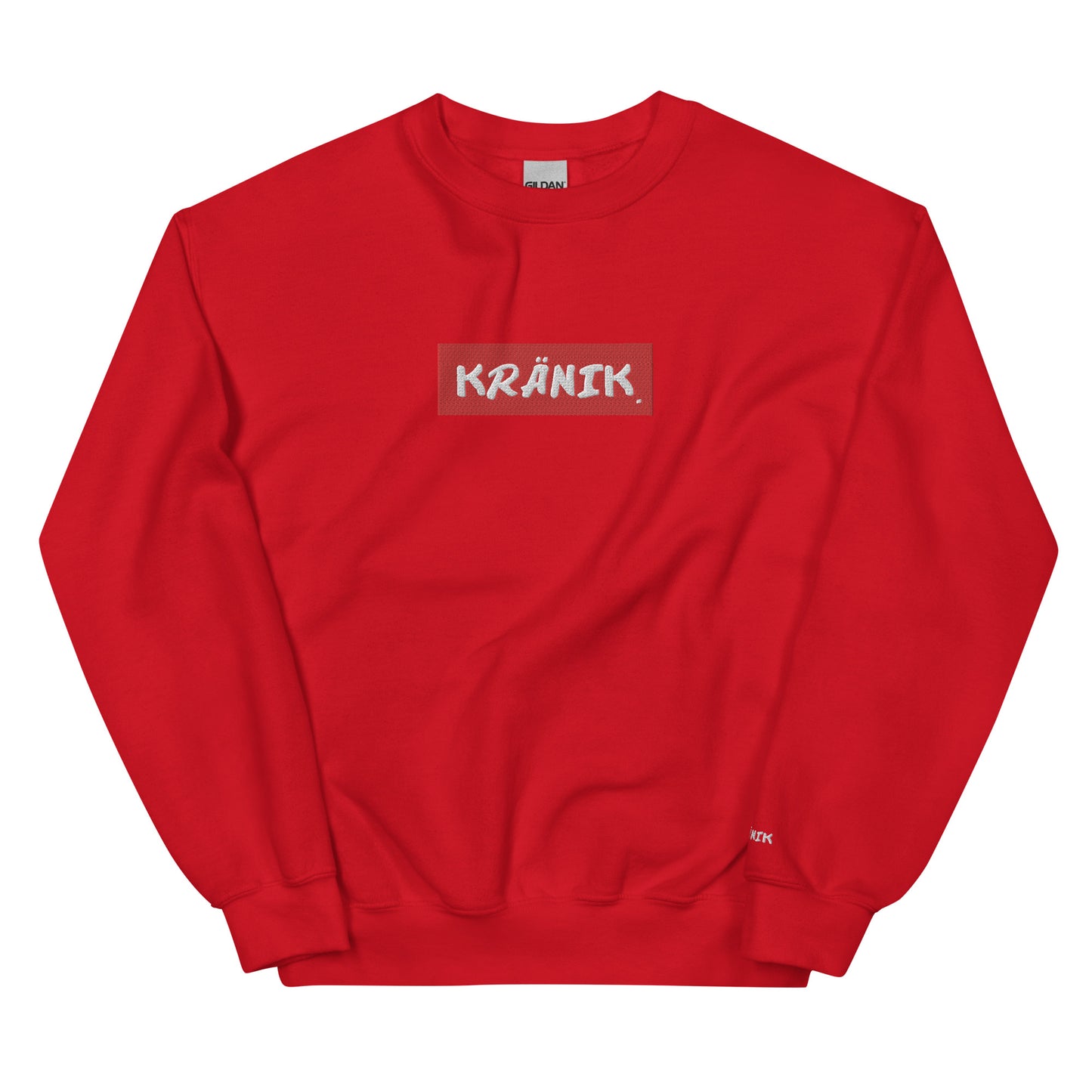 Kranik Brand / Crew / OG DARE Logo / Red Box / Embroidered