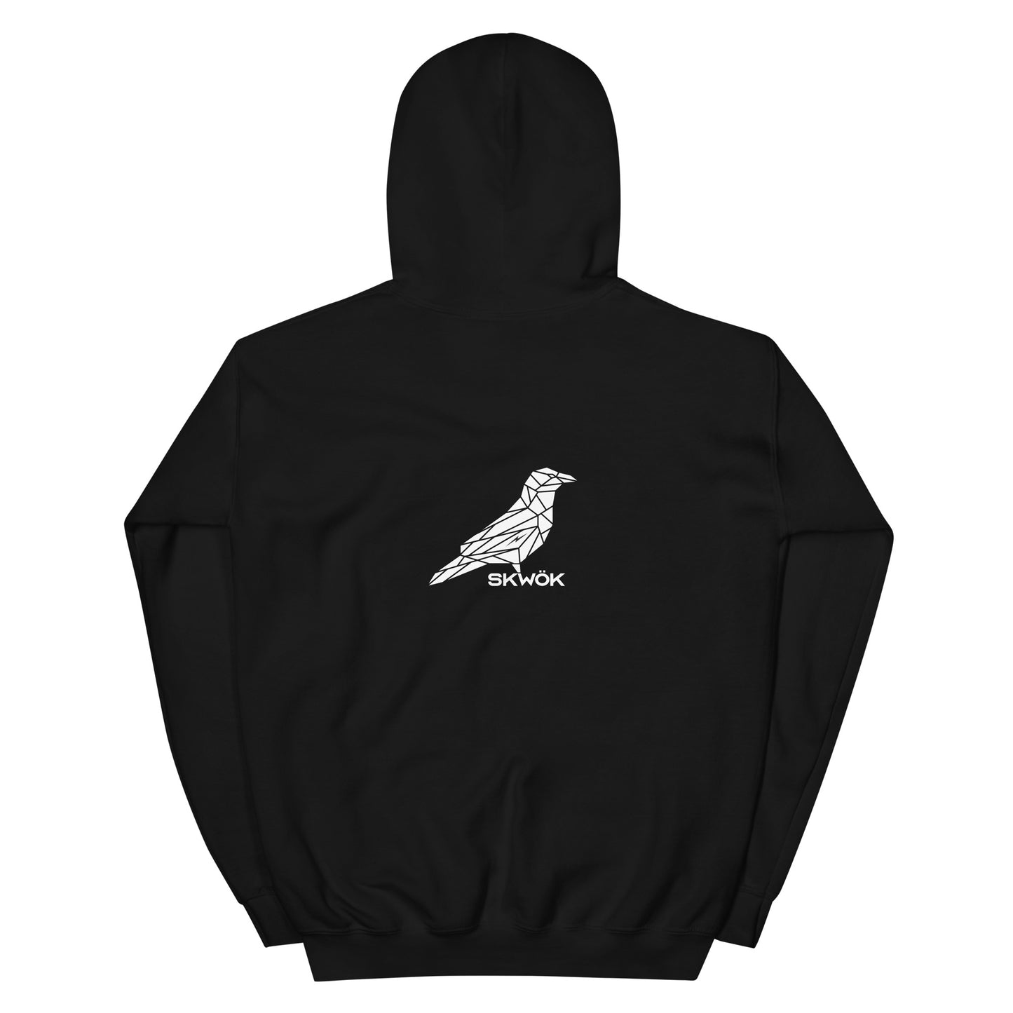 Skwok Brand (08) / 8oz Gildan Hoodie / Raven IV Logo / Front - Back