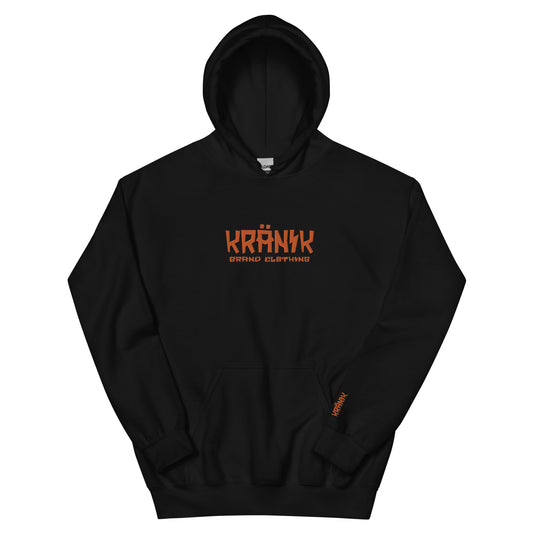 Kranik Brand / Hoodie / KBC Logo /  Orange / Embroidered