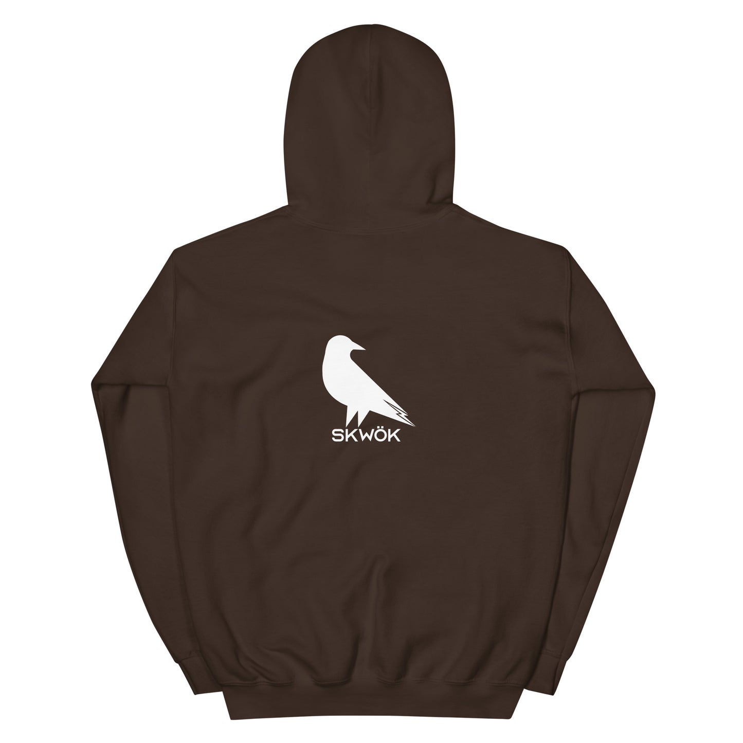 Skwok Brand (06) / Hoodie / Raven II Logo / Front - Back