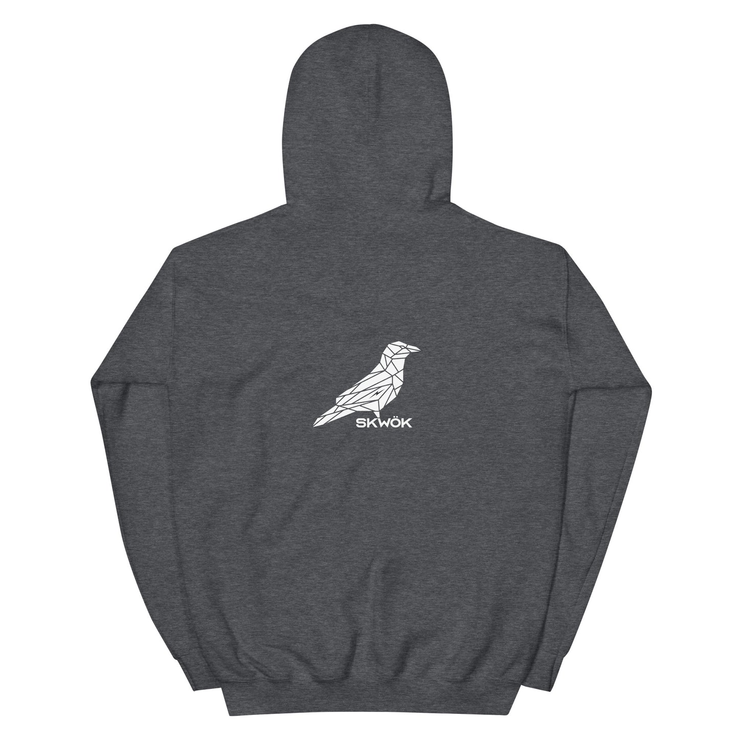 Skwok Brand (08) / 8oz Gildan Hoodie / Raven IV Logo / Front - Back