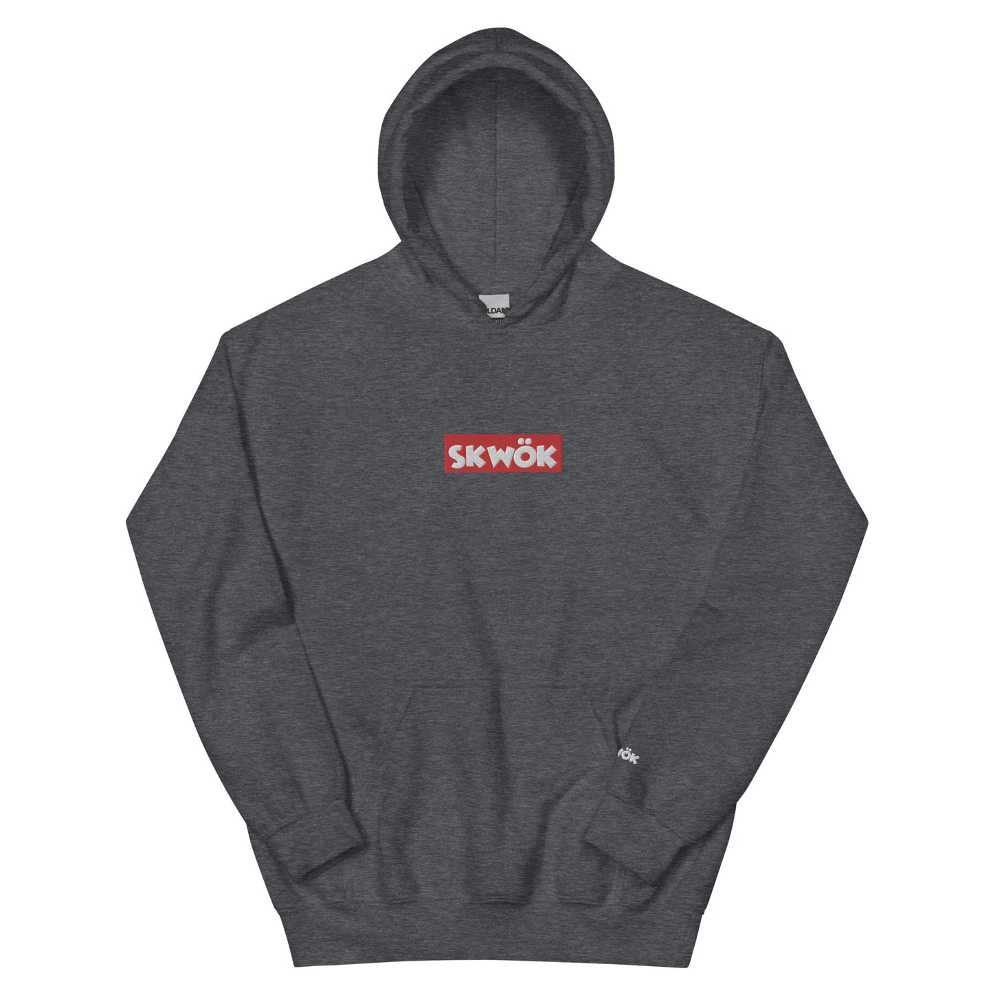 Skwok Brand (03) / Hoodie / OG Box Logo / Embroidered