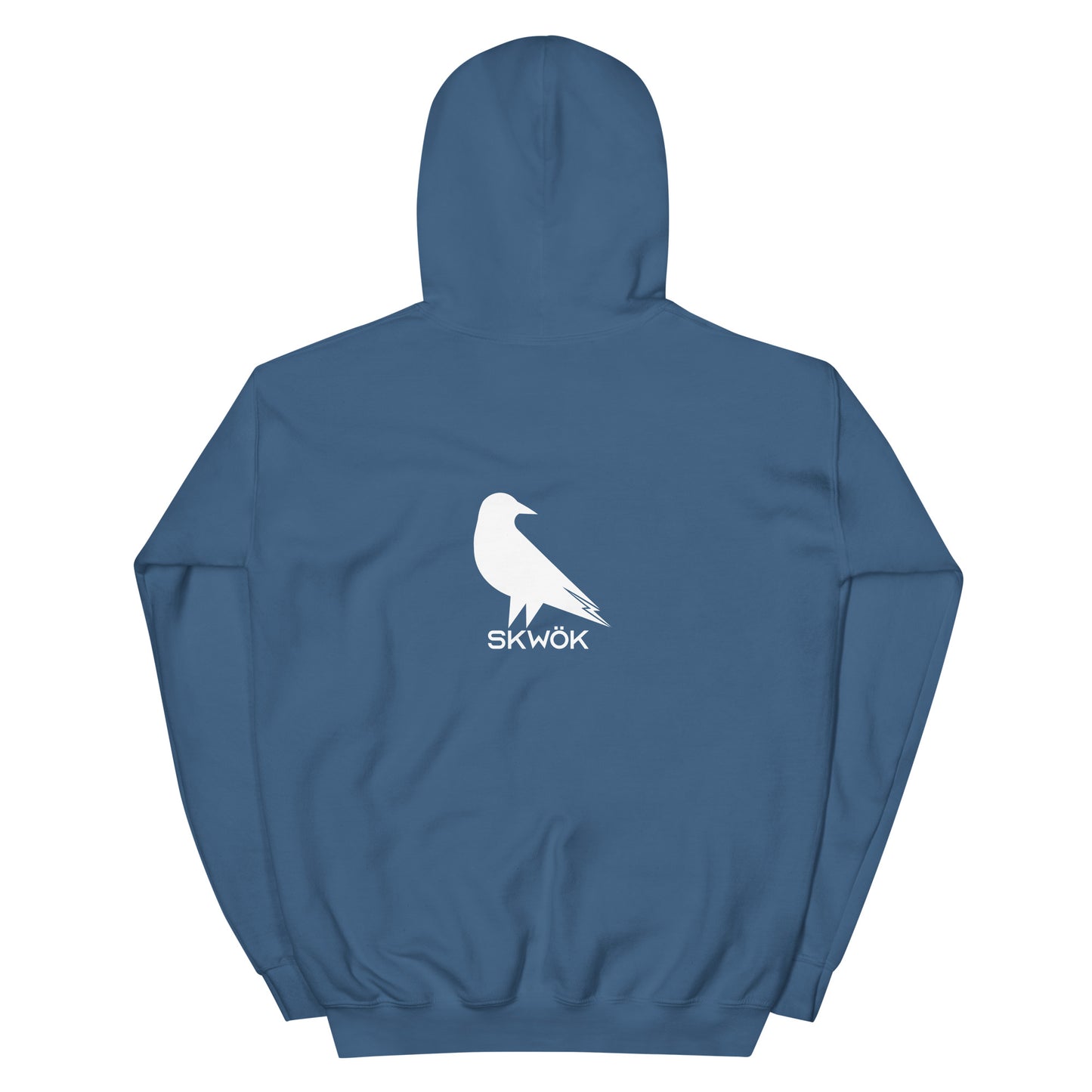 Skwok Brand (06) / 8oz Gildan Hoodie / Raven II Logo / Front - Back