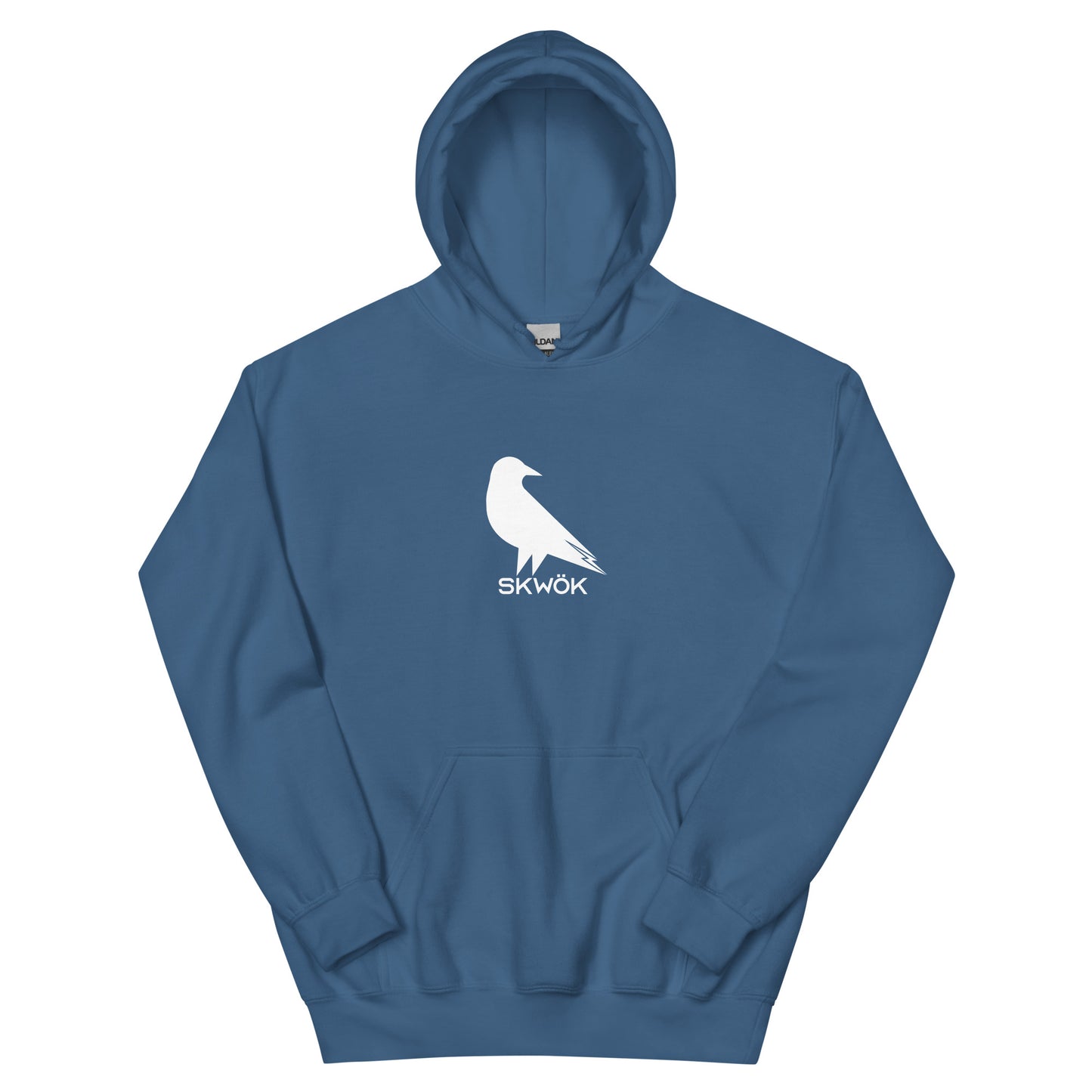 Skwok Brand (06) / Hoodie / Raven II Logo / Front - Back