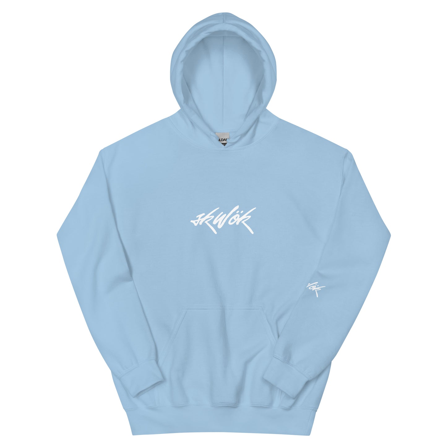 Skwok Brand (04) / Hoodie / Tag Logo / Front - Back