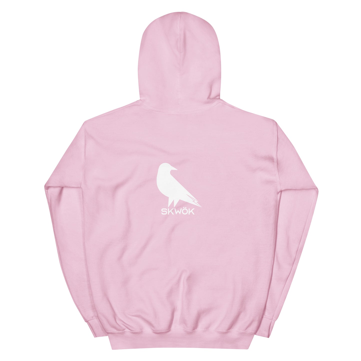 Skwok Brand (06) / Hoodie / Raven II Logo / Front - Back