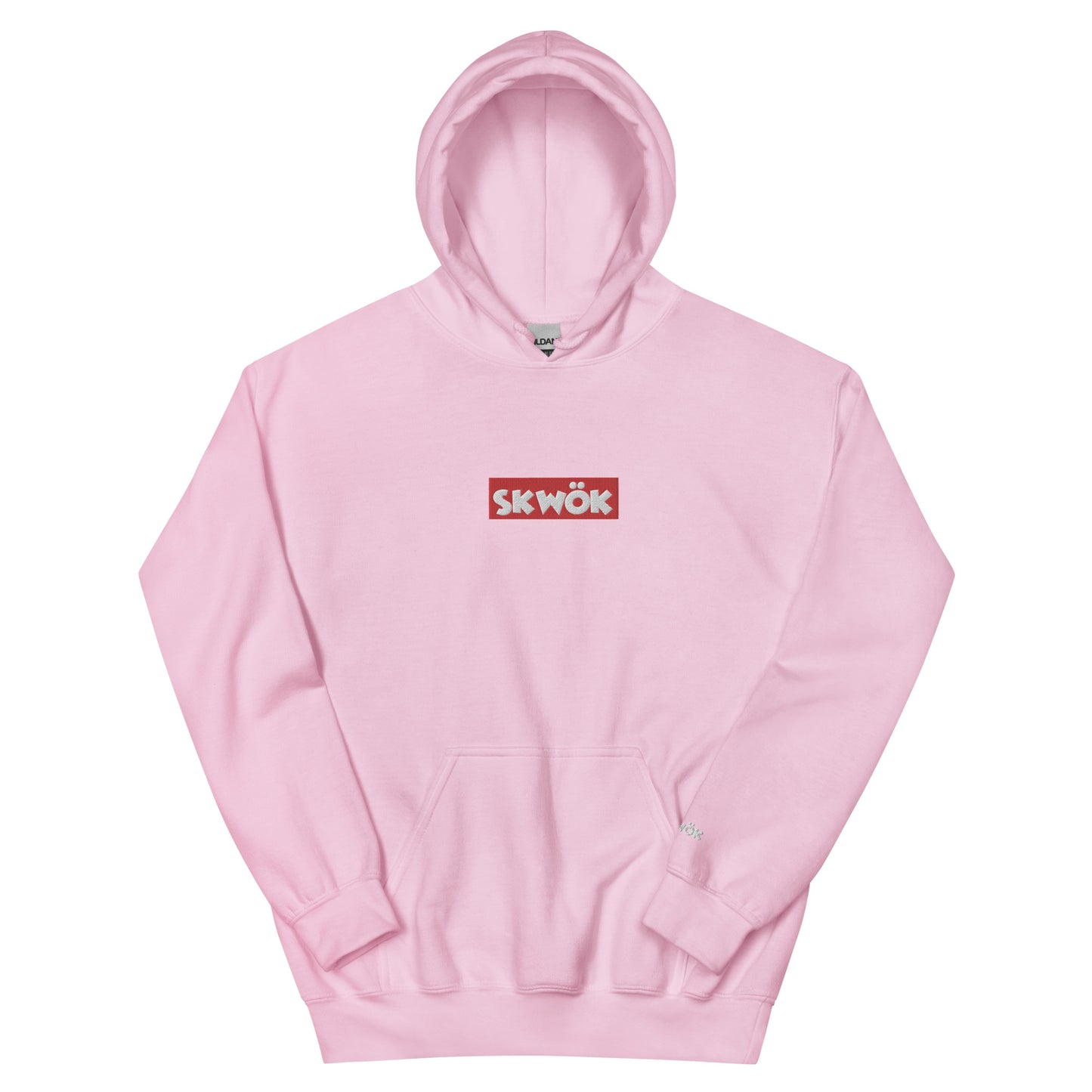 Skwok Brand (03) / Hoodie / OG Box Logo / Embroidered