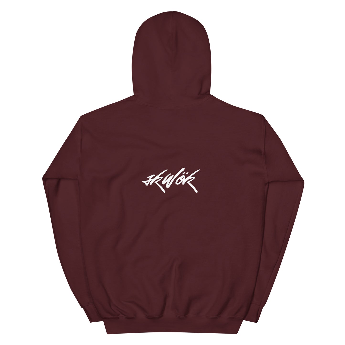 Skwok Brand (04) / Hoodie / Tag Logo / Front - Back