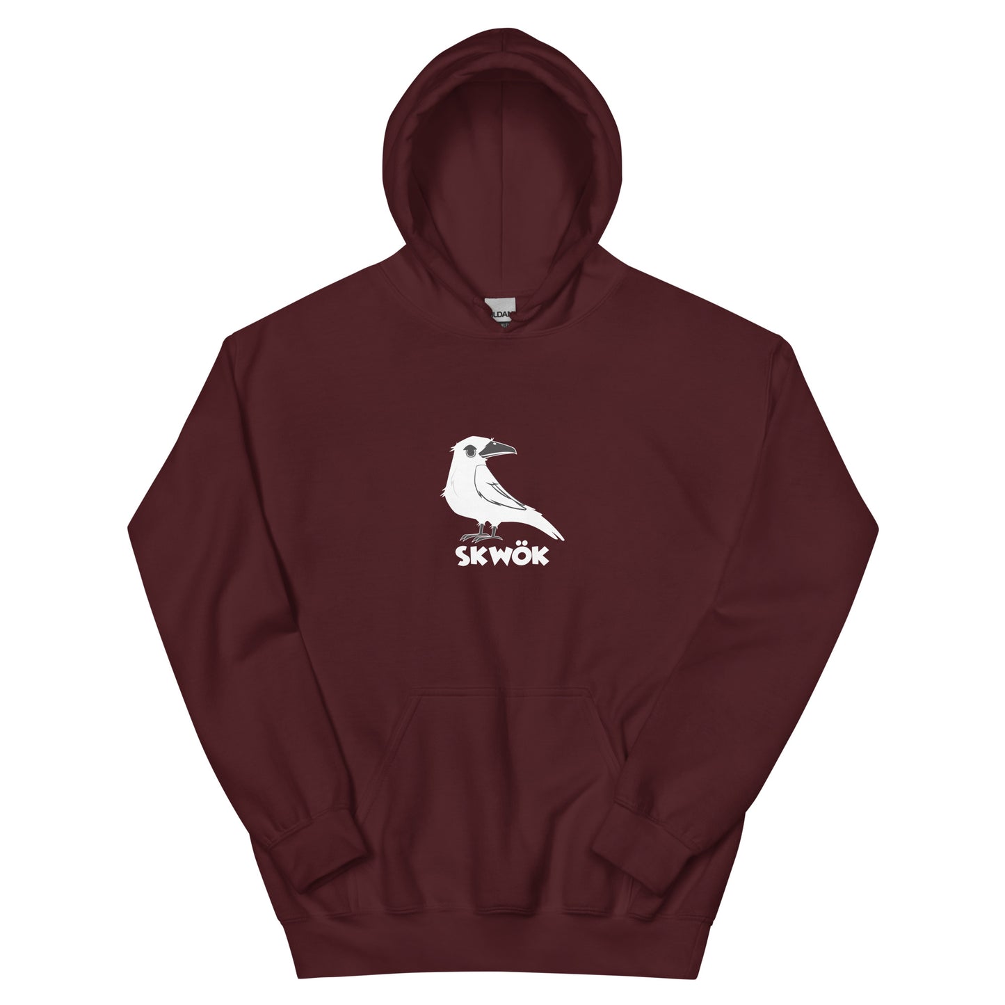 Skwok Brand / Hoodie / A Raven Logo / Front - Back / DTG Print