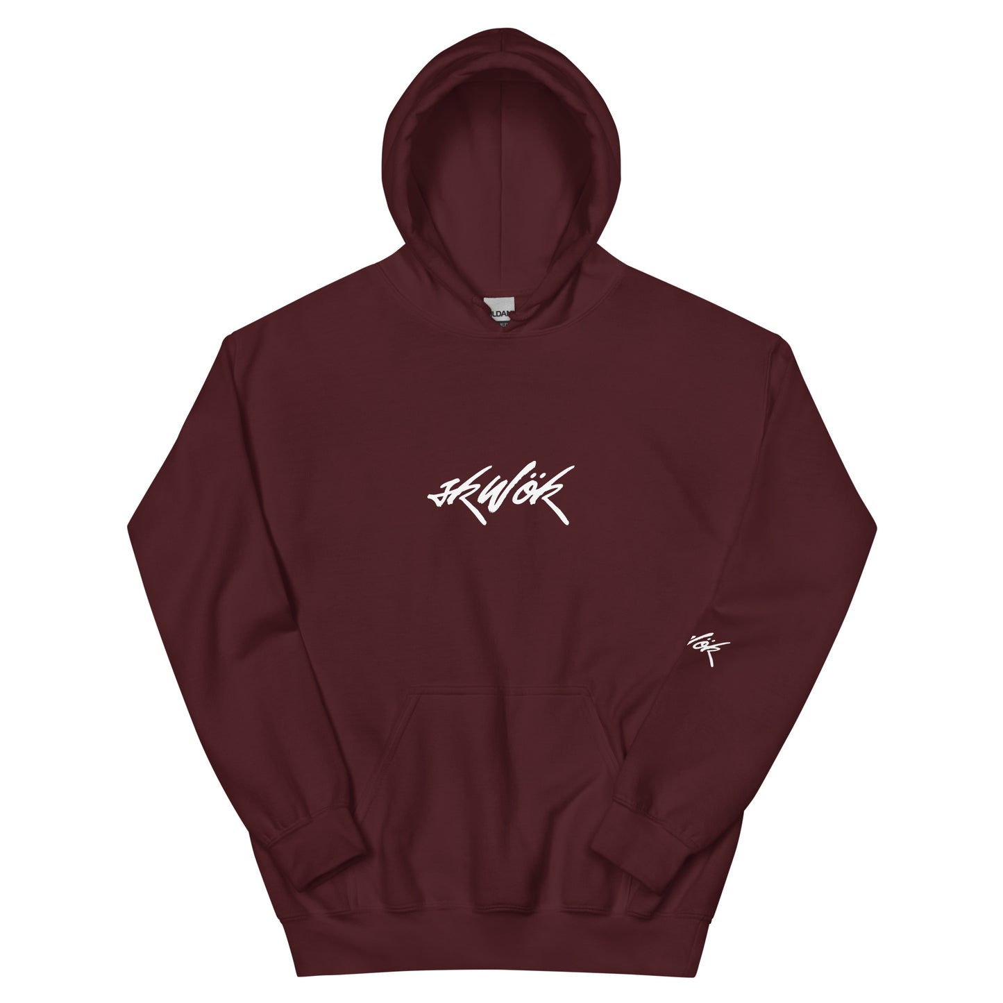 Skwok Brand (04) / Hoodie / Tag Logo / Front - Back